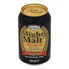 Grace mighty malt premium original non alcoholic drink (330ml) - image 1 | OMOWEST AFRO INTERCONTINENTAL SHOP | KulturCart