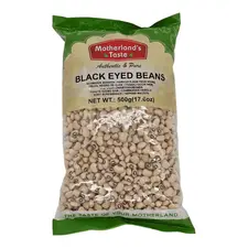 Motherland's taste black eyed beans (500g) - image 1 | OMOWEST AFRO INTERCONTINENTAL SHOP | KulturCart