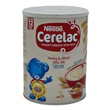 Nestle cerelac infant cereals with milk honey & wheat miel, ble (1kg) - image 1 | OMOWEST AFRO INTERCONTINENTAL SHOP | KulturCart