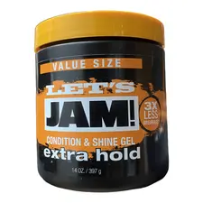 Lets Jam! Condition & shine gel extra hold (397g) - image 1 | OMOWEST AFRO INTERCONTINENTAL SHOP | KulturCart