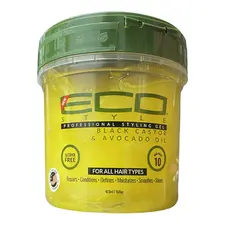 Eco style Professional styling gel Black castor & flaxseed oil (473ml) - image 1 | OMOWEST AFRO INTERCONTINENTAL SHOP | KulturCart