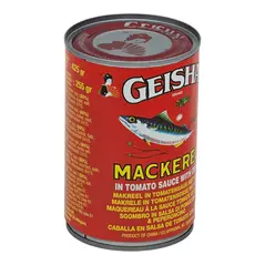 Geisha mackerel in tomato sauce with chili (425gr) - image 5 | OMOWEST AFRO INTERCONTINENTAL SHOP | KulturCart
