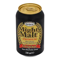 Grace mighty malt premium original non alcoholic drink (330ml) - image 1 | OMOWEST AFRO INTERCONTINENTAL SHOP | KulturCart