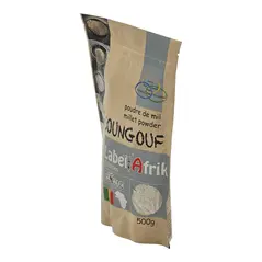 Label afrik 100% nature soungouf milet powder (500g) - image 2 | OMOWEST AFRO INTERCONTINENTAL SHOP