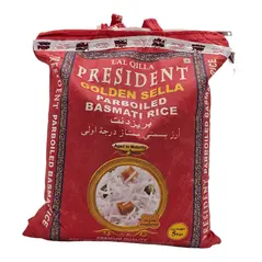 Lal qilla president golden sela parboiled basmati rice (5kg) - image 7 | OMOWEST AFRO INTERCONTINENTAL SHOP | KulturCart
