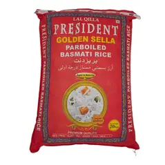 Lal qilla president golden sela parboiled basmati rice (20kg) - image 1 | OMOWEST AFRO INTERCONTINENTAL SHOP | KulturCart