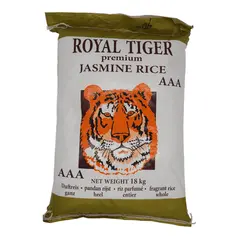 Royal tiger premium jasmine rice (18kg) - image 3 | OMOWEST AFRO INTERCONTINENTAL SHOP | KulturCart