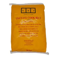 Flying rice triple lion usa easy cook rice (20kg) - image 2 | OMOWEST AFRO INTERCONTINENTAL SHOP | KulturCart