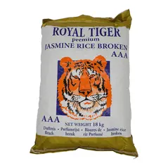 Royal tiger premium jasmine rice broken (18kg) - image 5 | OMOWEST AFRO INTERCONTINENTAL SHOP | KulturCart