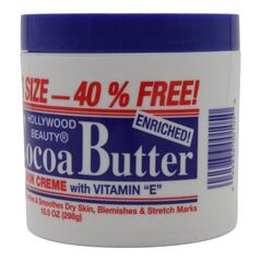 Hollywood Beauty Cocoa Butter Skin Creme with Vitamin E (298g) - image 2 | Afro Family Shop | KulturCart