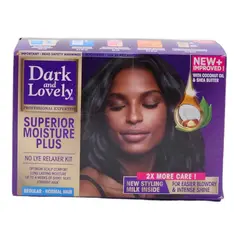Dark and Lovely Superior Moisture Plus No Lye Relaxer Kit Regular - Normal Hair - image 5 | Momjays Afro Markt | KulturCart