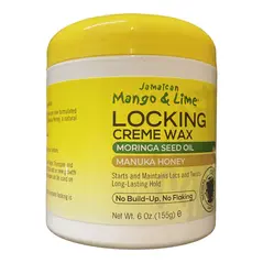 Jamaican Mango & Lime Locking crème wax, Moringa seed oil (155g) - image 1 | OMOWEST AFRO INTERCONTINENTAL SHOP