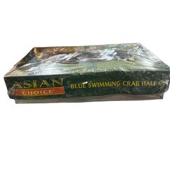 ASIAN CHOICE BLUE SWIMMING CRAB HALF CUT 800g - image 2 | Omowest Afro Intercontinental Shop