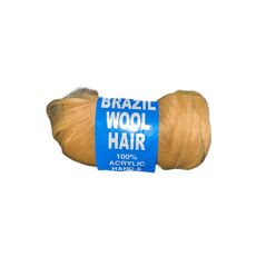 DREAM HAIR BRAZIL WOOL HAIR 100% Acrylic Hand & Machine Knitting Yarn 70g (Gold) - image 1 | Omowest Afro Intercontinental Shop