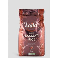 LAILA BROWN BASMATI RICE 5kg - image 1 | Omowest Afro Intercontinental Shop