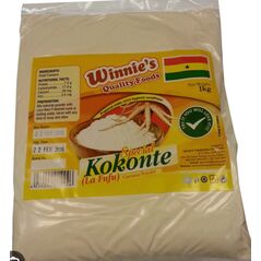GHANA BEST KOKONTE CASSAVA FLOUR 1kg - image 1 | Omowest Afro Intercontinental Shop