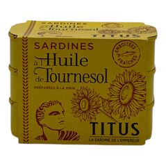 Titus Sardine | Titus la sardine de l’empereur 375g (3 x 125g) ( - image 1 | Afro Center & Afro Cut Krefeld | KulturCart