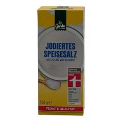 Le Gusto Jodiertes Speisesalz mit zusatz con Fluorid (500g) - image 1 | Afro Center & Afro Cut Krefeld | KulturCart