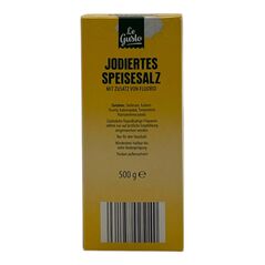 Le Gusto Jodiertes Speisesalz mit zusatz con Fluorid (500g) - image 4 | Afro Center & Afro Cut Krefeld | KulturCart