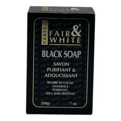 F&W Black Soap With Cocoa Butter, Vitamin E Authentic 7oz/200g - image 1 | Afro Center & Afro Cut Krefeld | KulturCart