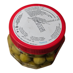 Cebel Biberli Yesil zeytin | Pickled Seedless Green Olive with Paprika | Grüne Kernlose Oliven mit Roter Paprika Gefüllt in Salzlake (750g) - image 8 | Malaika afro international Markt | KulturCart