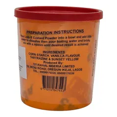 Lady b custard powder (500g) - image 6 | OMOWEST AFRO INTERCONTINENTAL SHOP | KulturCart