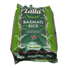 Laila basmati rice (5kg) - image 1 | OMOWEST AFRO INTERCONTINENTAL SHOP | KulturCart