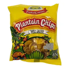 Tropical gourmet plantain chips lightly salted (85g) - image 1 | OMOWEST AFRO INTERCONTINENTAL SHOP