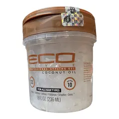 Eco style professional styling gel coconut oil (236ml) - image 5 | OMOWEST AFRO INTERCONTINENTAL SHOP | KulturCart