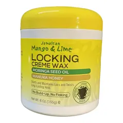 Jamaican Mango & Lime Locking crème wax, Moringa seed oil (155g) - image 5 | OMOWEST AFRO INTERCONTINENTAL SHOP