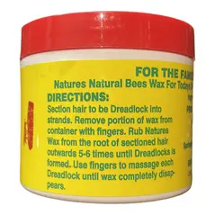 Lets dred with Natural Bees wax (4.oz) - image 6 | OMOWEST AFRO INTERCONTINENTAL SHOP