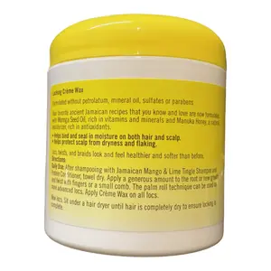Jamaican Mango & Lime Locking crème wax, Moringa seed oil (155g) - image 8 | OMOWEST AFRO INTERCONTINENTAL SHOP | KulturCart