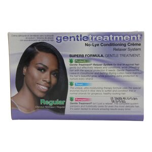 Gentle Treatment No-Lye Conditioning Creme Relaxer System Regular - image 2 | Afro Family Shop
