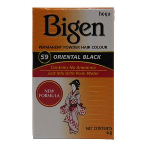 Bigen Permanent Powder Hair Colour Oriental Black (6g) - image 1 | Afro Family Shop