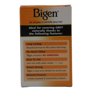 Bigen Permanent Powder Hair Colour Oriental Black (6g) - image 3 | Afro Family Shop