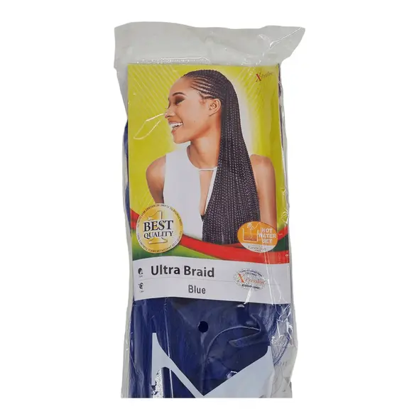 X-pression collection best quality ultra braid blue - image 2 | OMOWEST AFRO INTERCONTINENTAL SHOP | KulturCart
