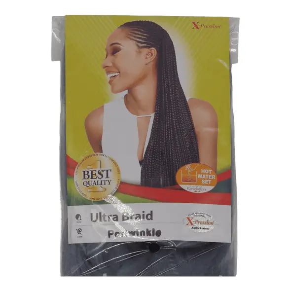 X-pression collection best quality ultra braid periwinkle - image 2 | OMOWEST AFRO INTERCONTINENTAL SHOP | KulturCart