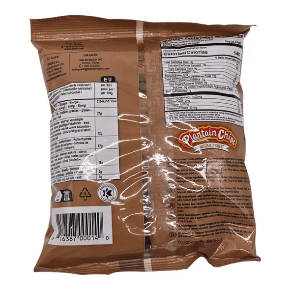 Tropical gourmet plantain chips naturally sweet (85g) - image 8 | OMOWEST AFRO INTERCONTINENTAL SHOP | KulturCart