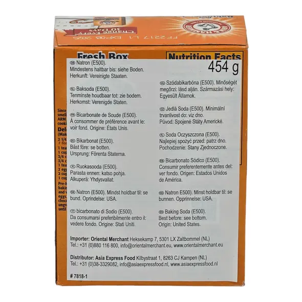 Arm & hammer pure baking soda (454g) - image 5 | OMOWEST AFRO INTERCONTINENTAL SHOP | KulturCart