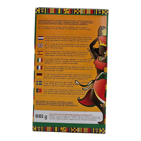 African beauty plantain fufu (681g) - image 5 | OMOWEST AFRO INTERCONTINENTAL SHOP | KulturCart