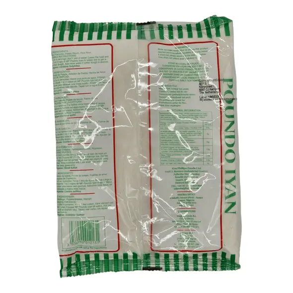 Poundo iyan (0.91kg) - image 4 | OMOWEST AFRO INTERCONTINENTAL SHOP | KulturCart