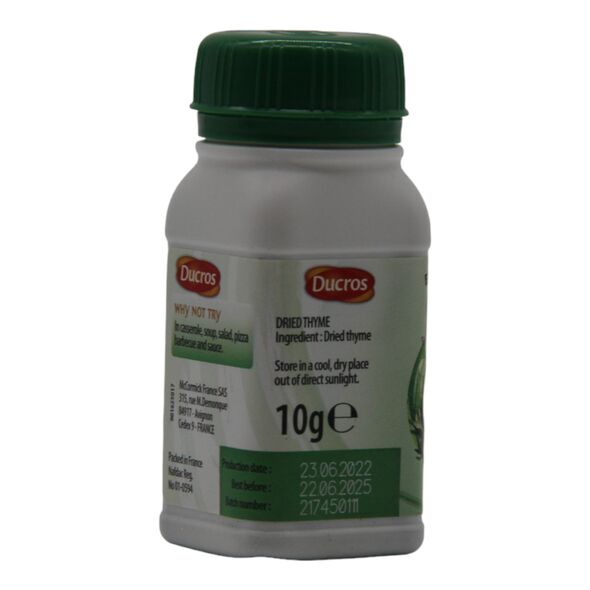 Ducros Dried Thyme (10g) - image 3 | Afro Family Shop