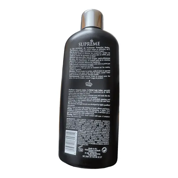 Pr. Francoise Bedon Paris, Supreme Lightening Lotion (500ml) - image 4 | OMOWEST AFRO INTERCONTINENTAL SHOP | KulturCart