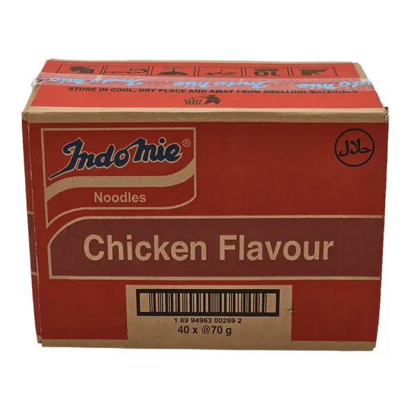 Indomie noodles chicken flavour 40 x 70 g - image 1 | OMOWEST AFRO INTERCONTINENTAL SHOP | KulturCart