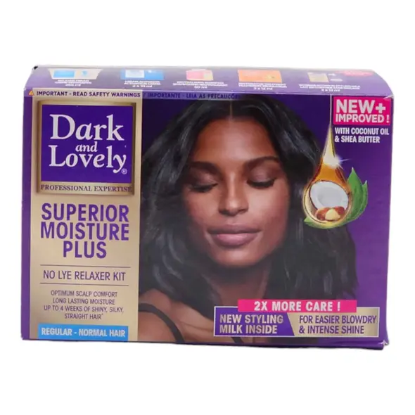 Dark and Lovely Superior Moisture Plus No Lye Relaxer Kit Regular - Normal Hair - image 5 | Momjays Afro Markt | KulturCart