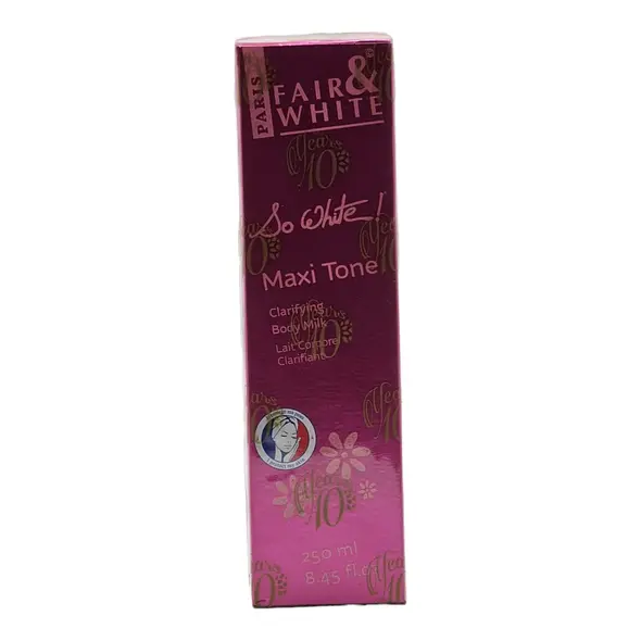 FAIR & WHITE SO WHITE MAXI TONE 250ml - image 1 | OMOWEST AFRO INTERCONTINENTAL SHOP