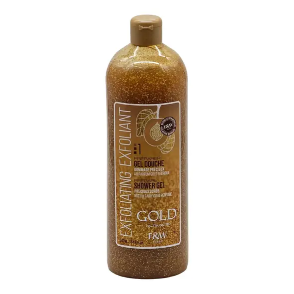 Paris F&W Exfoliating Exfoliant Gel Douche Gold Ultimate - Shower Gel (940ml) - image 1 | Momjays Afro Markt