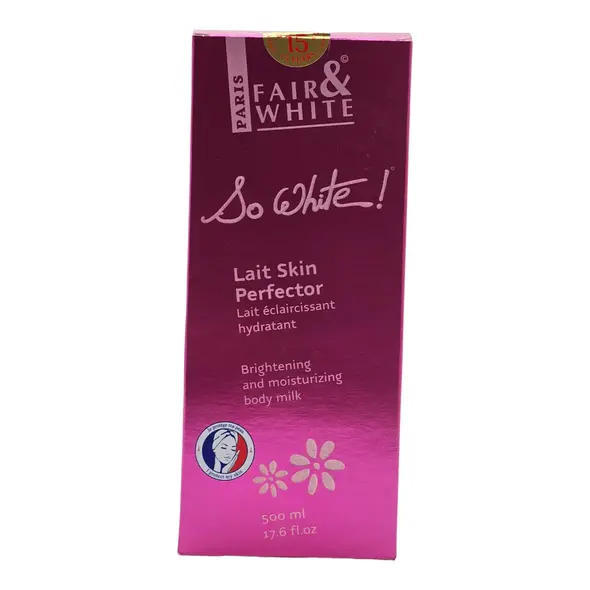 Paris Fair & White So White Lait Skin Perfector Brightening and Moisturizing Body Milk (500ml) - image 7 | Momjays Afro Markt | KulturCart