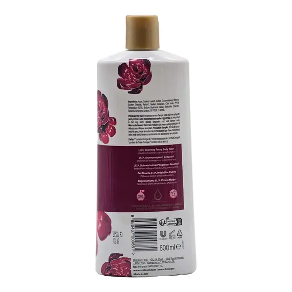 Lux Charming Peony Opulent Fragrance with Orange Oil Body Wash (600ml) - image 4 | Momjays Afro Markt