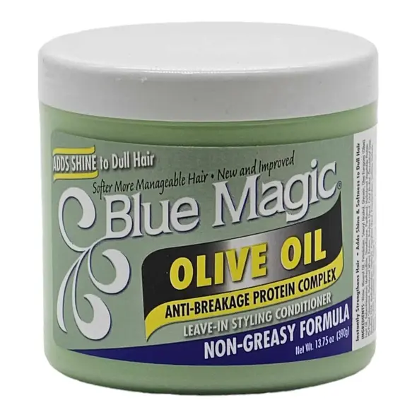 Blue Magic Olive Oil Leave-in Styling Conditioner - Non-Greasy Formula (390g) - image 1 | Momjays Afro Markt